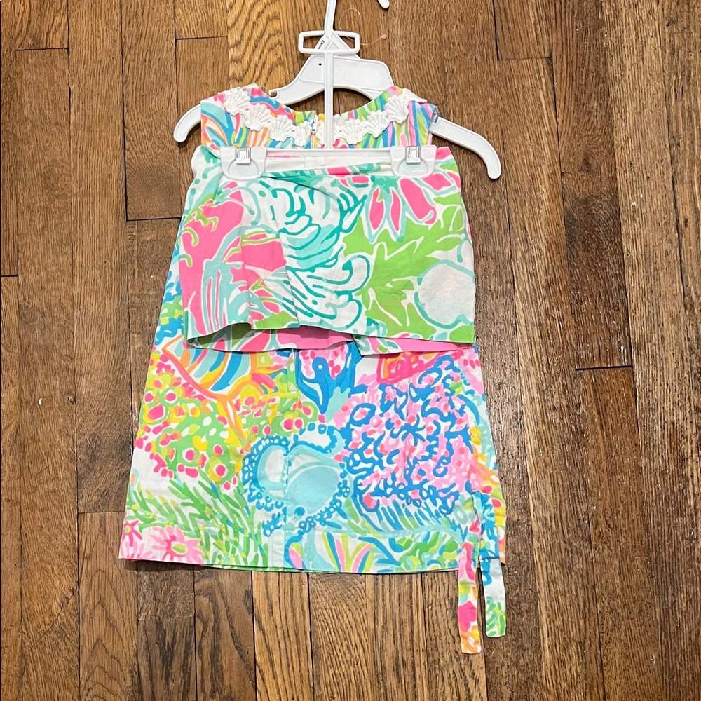 Lilly Pulitzer Multicolor Floral Kids Dress - Picture 2 of 6
